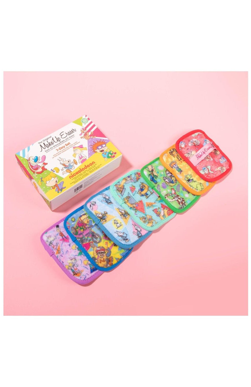 Makeup Eraser 90's Nickelodeon 7 Day Set Beauty Product by Makeup Eraser as seen on celebrities