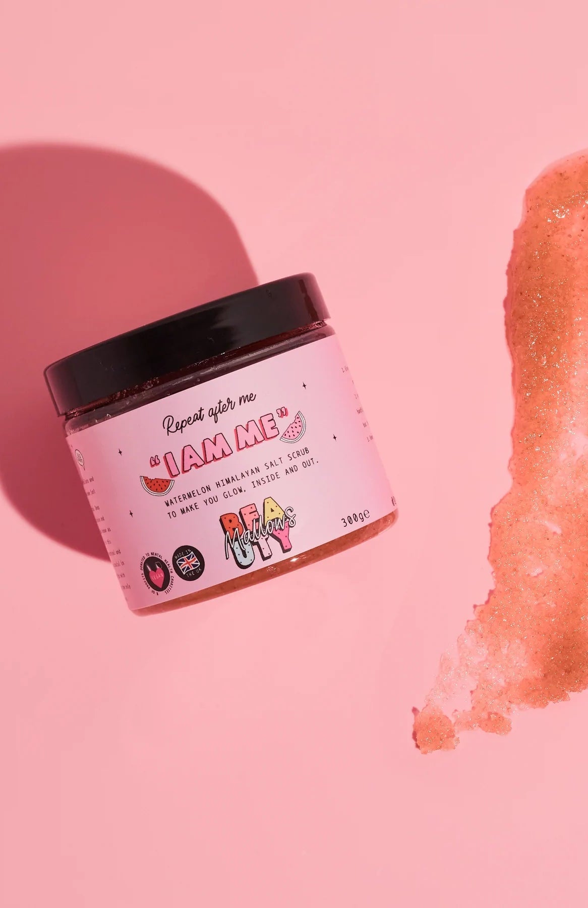 Mallows Beauty Watermelon Pink Himalayan Body Scrub Beauty Kit by Mallows Beauty as seen on celebrities