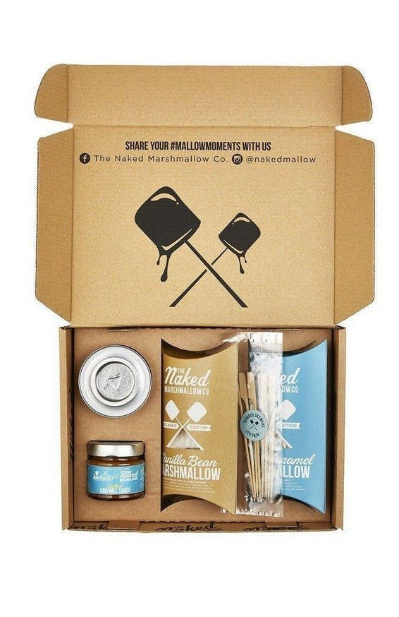 Salted Caramel Lovers Marshmallow Toasting Kit Gift Set Gifts by Naked Marshmallow as seen on celebrities