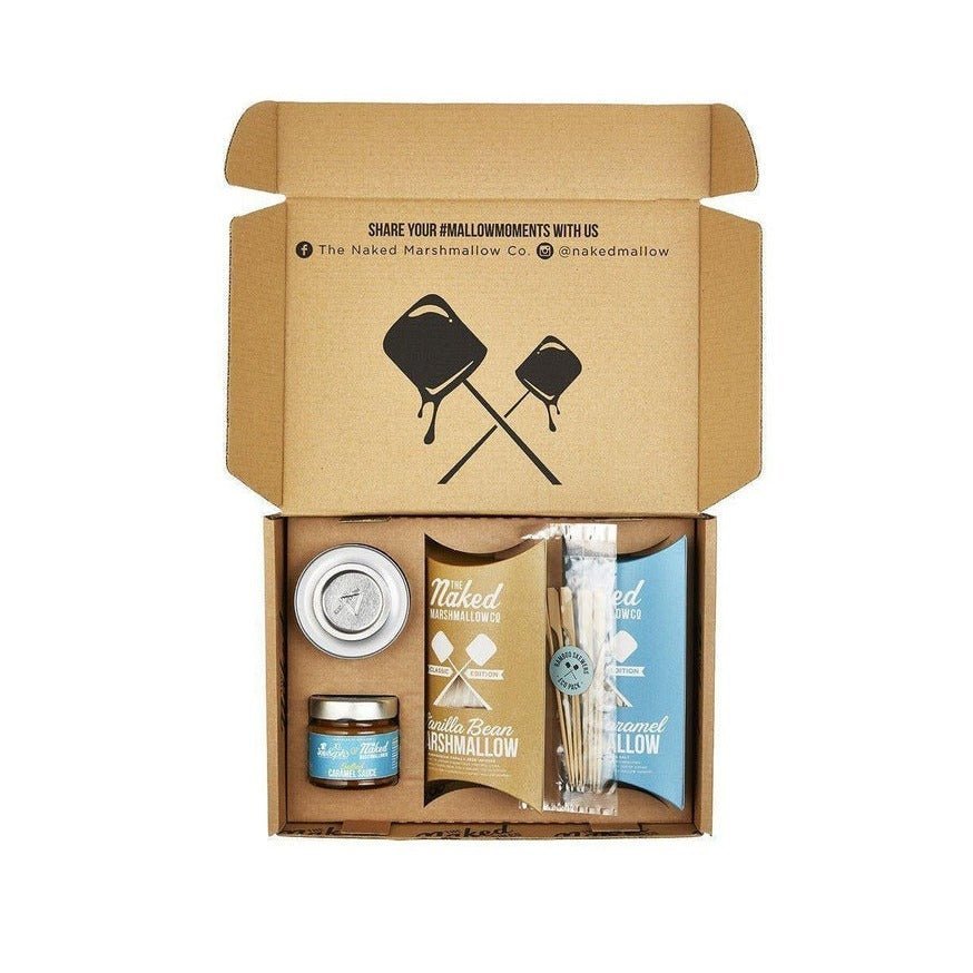 Salted Caramel Lovers Marshmallow Toasting Kit Gift Set Gifts by Naked Marshmallow as seen on celebrities