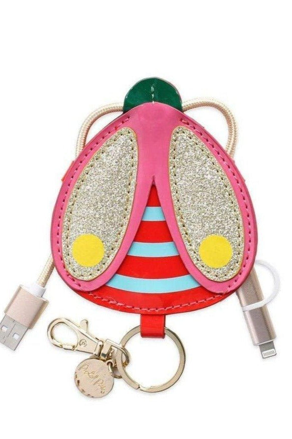 Packed Party Buzz Buzz Charging Cord Keyring Portable Charger by Packed Party as seen on celebrities