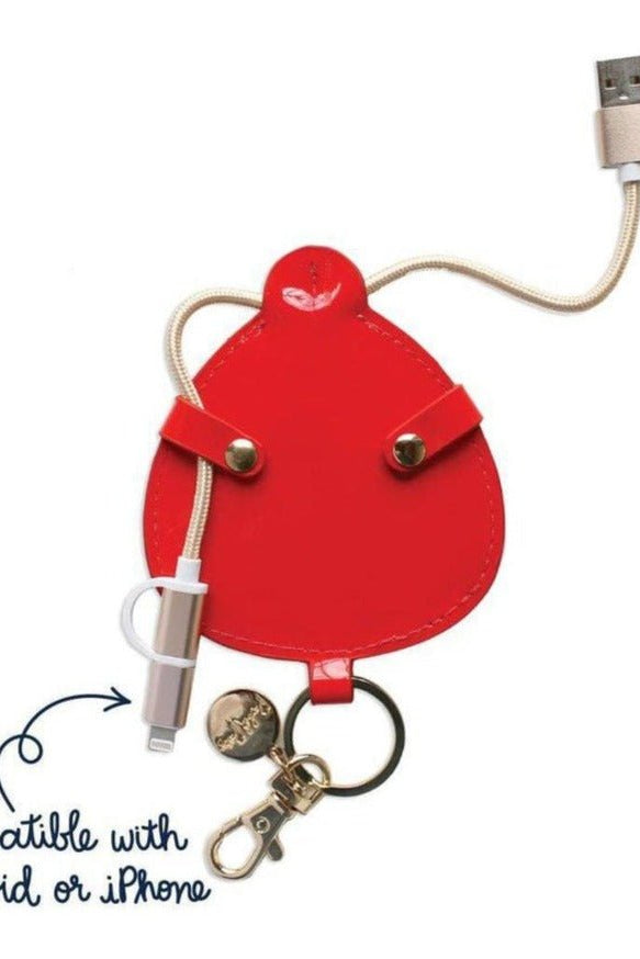 Packed Party Buzz Buzz Charging Cord Keyring Portable Charger by Packed Party as seen on celebrities