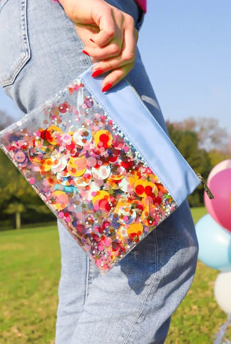 Shop Packed Party Packed Party Everyday's a Birthday Everything Pouch Bag Clutch Bag for women – premium loungewear and festival fashion at Spoiled Brat