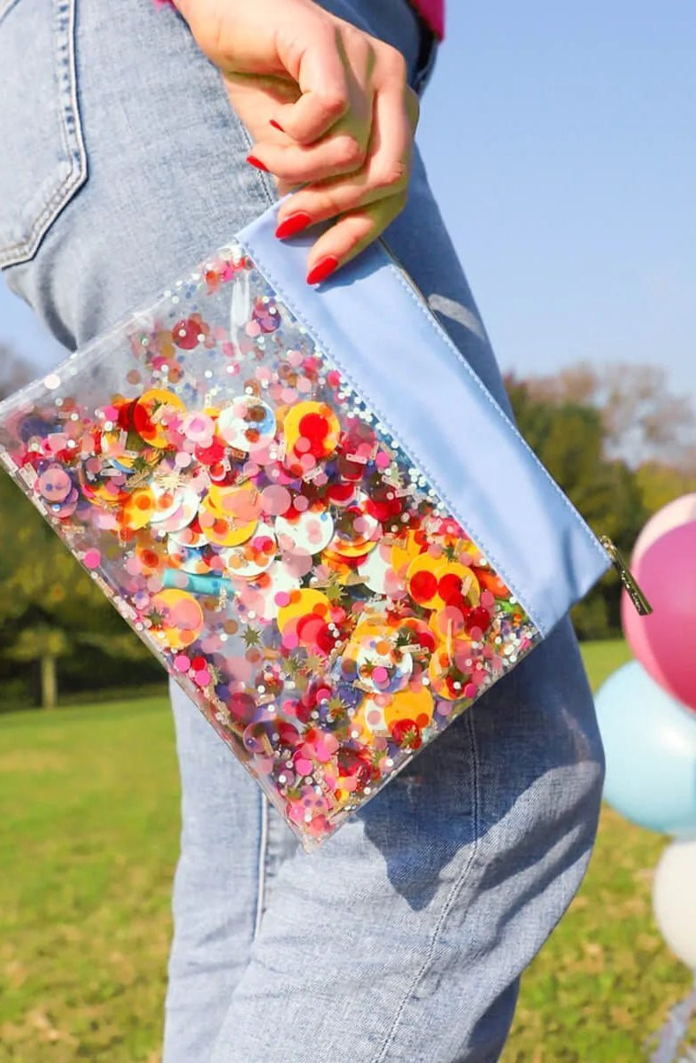 Shop Packed Party Packed Party Everyday's a Birthday Everything Pouch Bag Clutch Bag for women – premium loungewear and festival fashion at Spoiled Brat