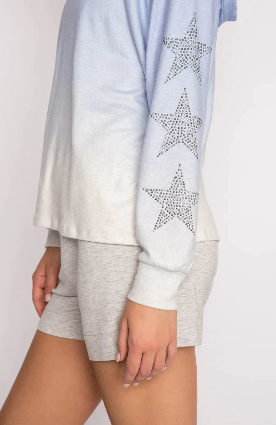 Shop PJ Salvage PJ Salvage Blue Ombre Goddess Star Hoodie Hoodie for women – premium loungewear and festival fashion at Spoiled Brat