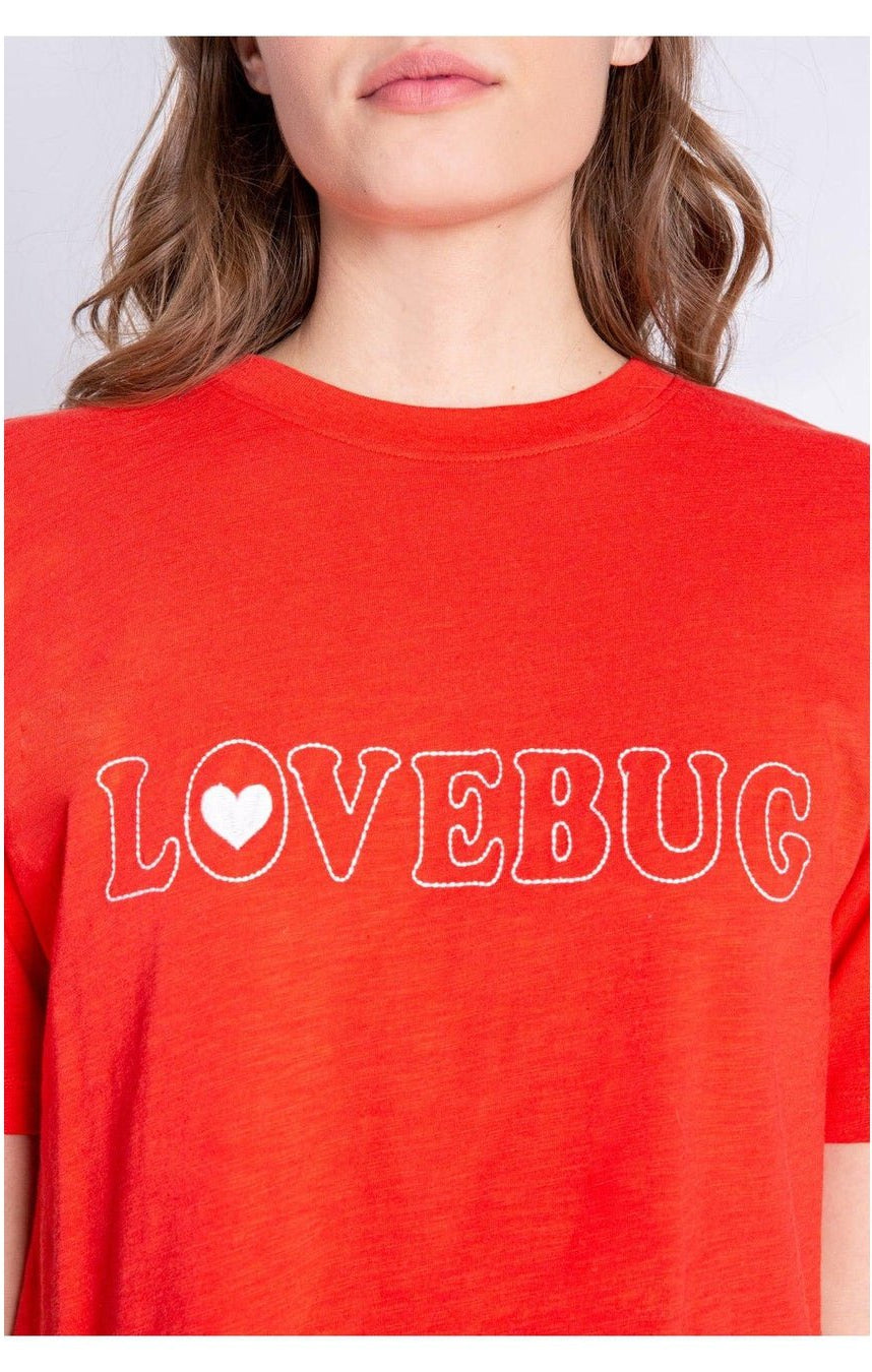 PJ Salvage Lovebug Red Cotton T-Shirt Pyjamas by PJ Salvage as seen on celebrities