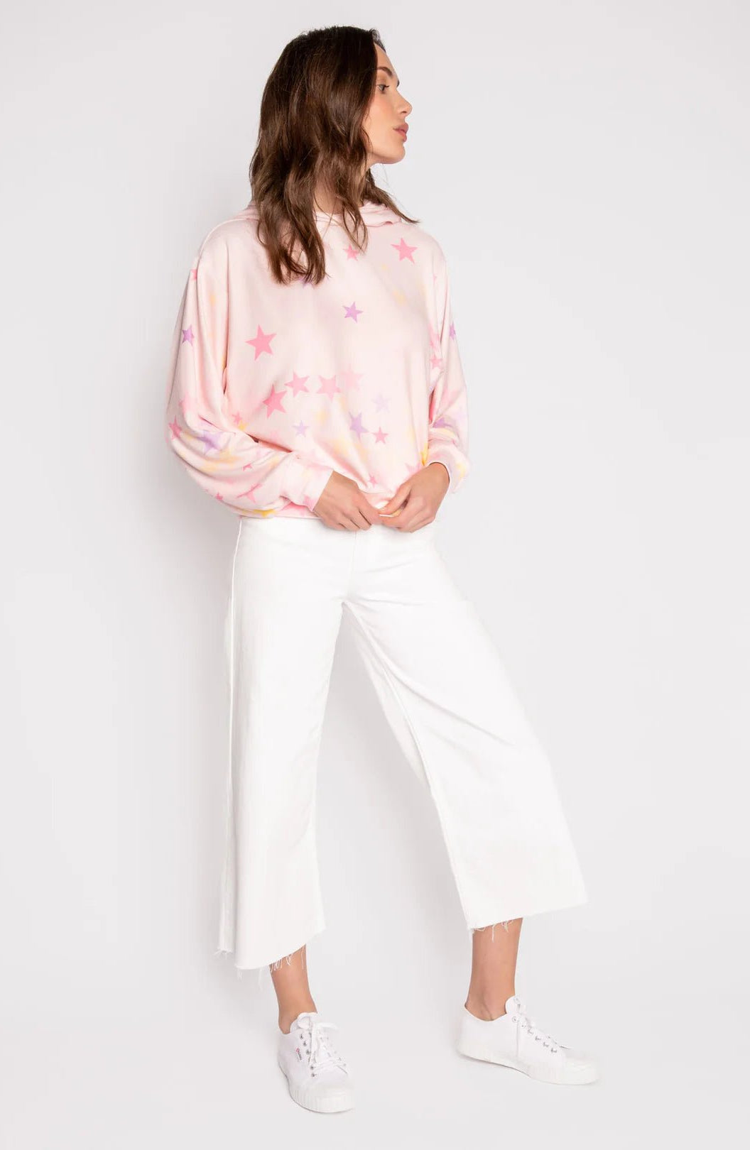 PJ Salvage Peach Party Star Hoodie - Spoiled Brat