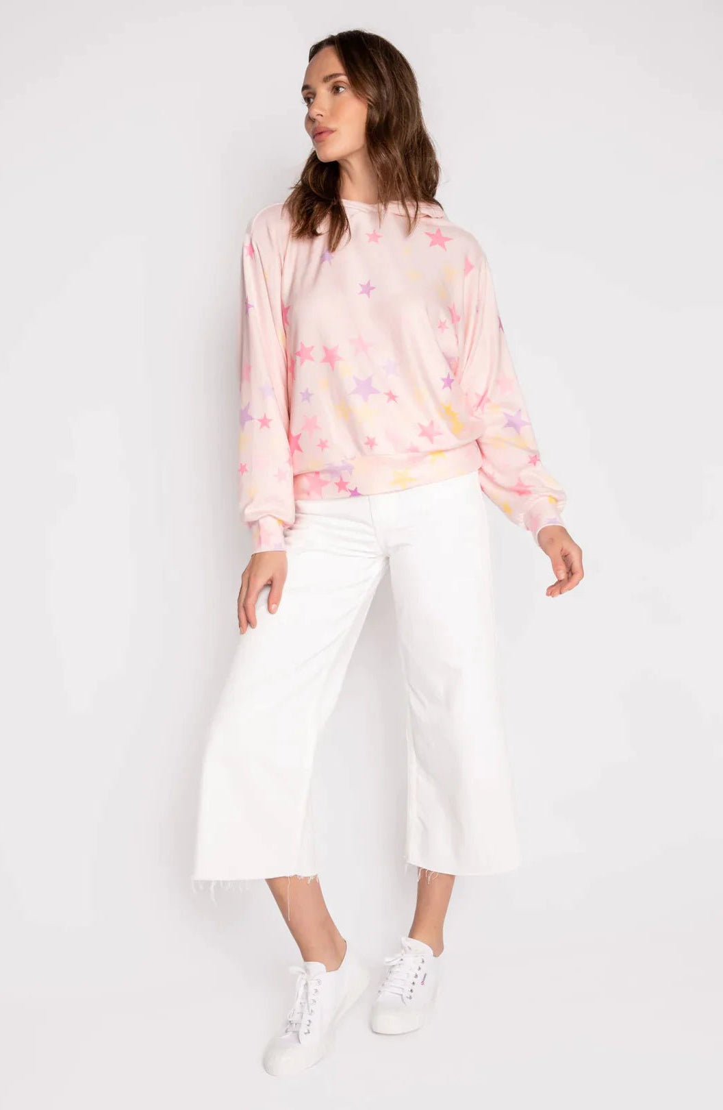 PJ Salvage Peach Party Star Hoodie - Spoiled Brat