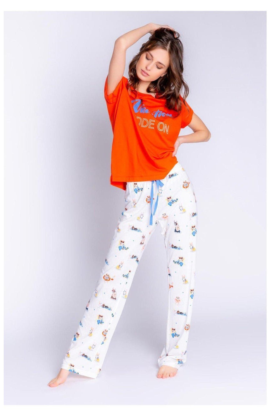 PJ Salvage Playful Prints Vacation Mode PJ Pants Pyjamas by PJ Salvage as seen on celebrities