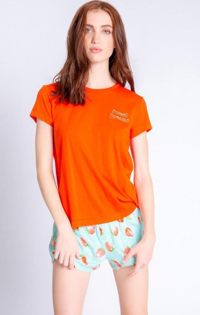 PJ Salvage Sweet Dreams Playful Print T-Shirt T-Shirt by PJ Salvage as seen on celebrities