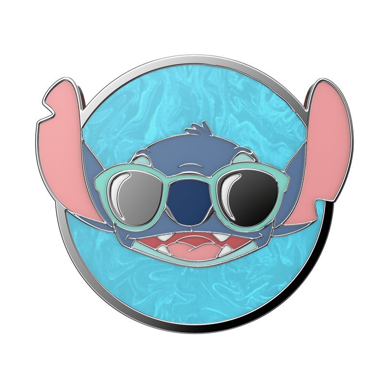 Shop Pop Sockets Pop Sockets Lilo & Stitch - Suns Out Stitch Enamel Pop Grip Tech Accessories for women – premium loungewear and festival fashion at Spoiled Brat