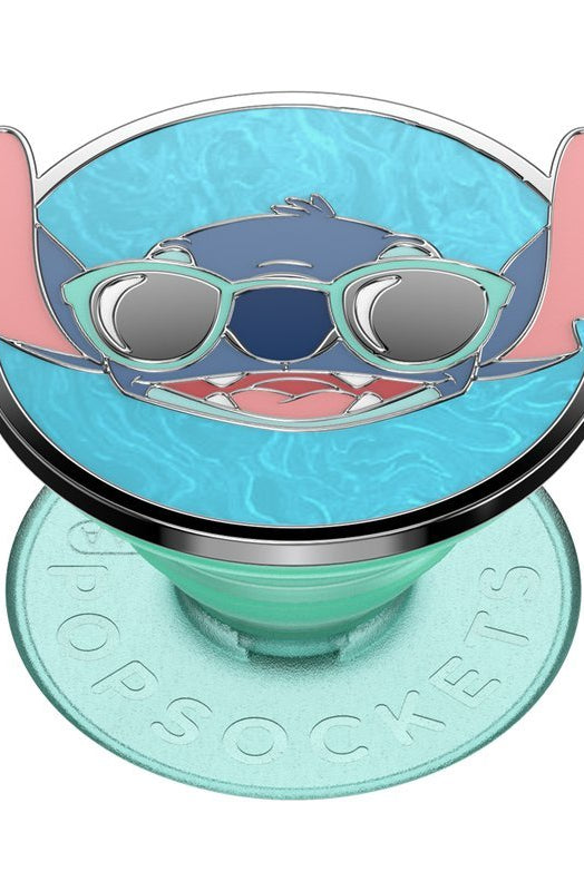 Shop Pop Sockets Pop Sockets Lilo & Stitch - Suns Out Stitch Enamel Pop Grip Tech Accessories for women – premium loungewear and festival fashion at Spoiled Brat