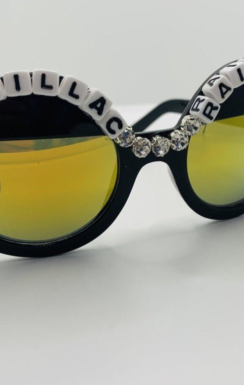 Rad & Refined Cadillac & Rainbows Statement Sunglasses Sunglasses by Rad and Refined as seen on celebrities