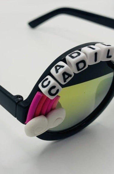 Rad & Refined Cadillac & Rainbows Statement Sunglasses Sunglasses by Rad and Refined as seen on celebrities