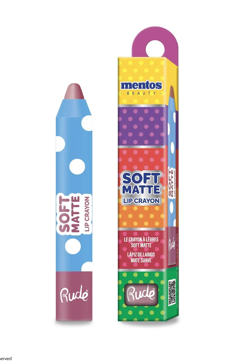 Shop Rude Cosmetics Rude Cosmetics Mentos Soft Matte Lip Crayon Lip Gloss for women – premium loungewear and festival fashion at Spoiled Brat