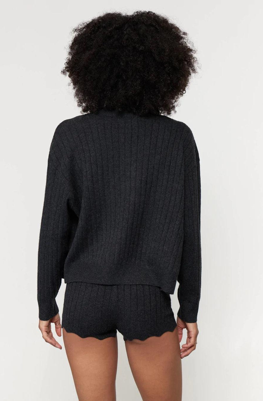 Spiritual Gangster Hudson Pointelle Cardigan Cardigan by Spiritual Gangster as seen on celebrities