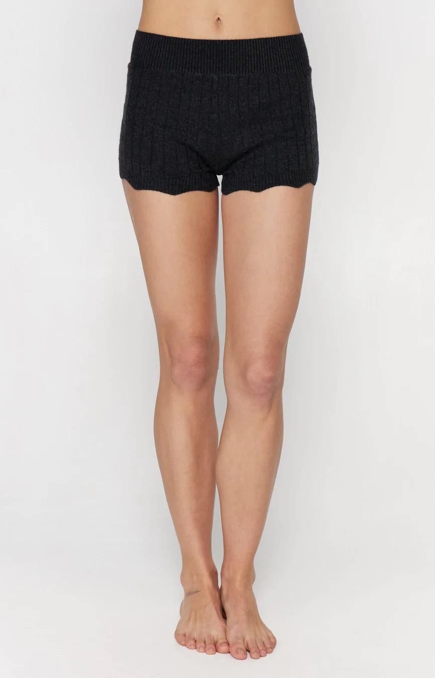 Spiritual Gangster Hudson Pointelle Sweater Shorts Shorts by Spiritual Gangster as seen on celebrities