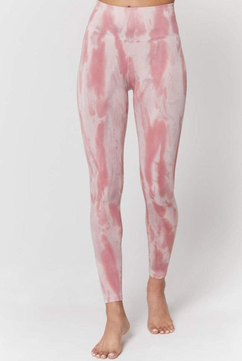 Shop Spiritual Gangster Spiritual Gangster Love Sculpt Winter Rose Tie Dye Leggings Leggings for women – premium loungewear and festival fashion at Spoiled Brat