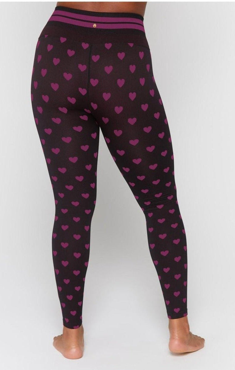 Spiritual Gangster Rosaline Love Sculpt Jacquard Seamless Leggings Leggings by Spiritual Gangster as seen on celebrities
