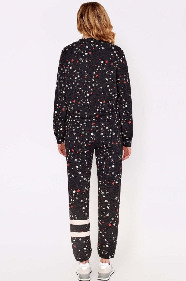 Sundry Clothing Stars Relaxed Sweatshirt - Spoiled Brat
