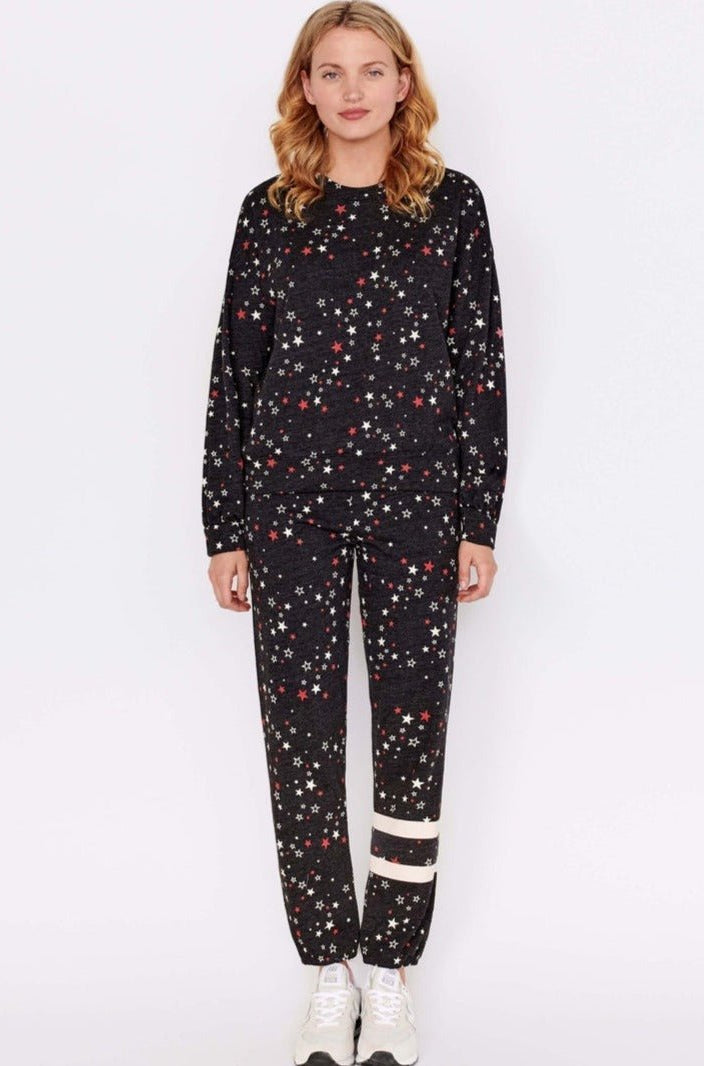 Sundry Clothing Stars Relaxed Sweatshirt - Spoiled Brat