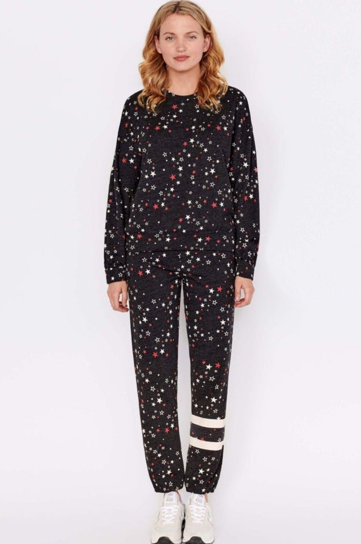 Sundry Clothing Stars Relaxed Sweatshirt Jumper by Sundry as seen on celebrities