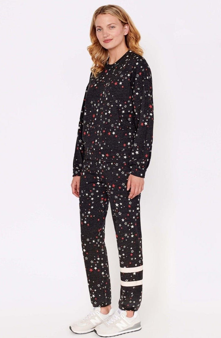 Sundry Clothing Stars Relaxed Sweatshirt Jumper by Sundry as seen on celebrities