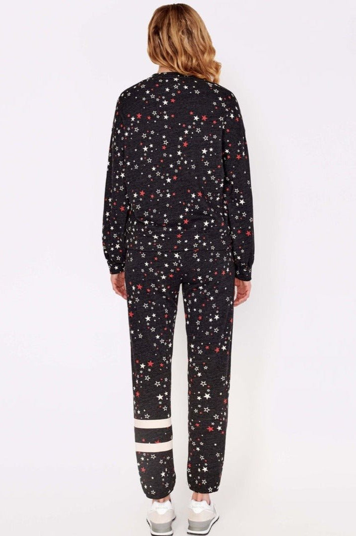 Sundry Clothing Stars Relaxed Sweatshirt Jumper by Sundry as seen on celebrities