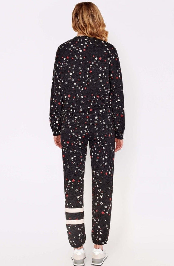 Sundry Clothing Stars Relaxed Sweatshirt Jumper by Sundry as seen on celebrities