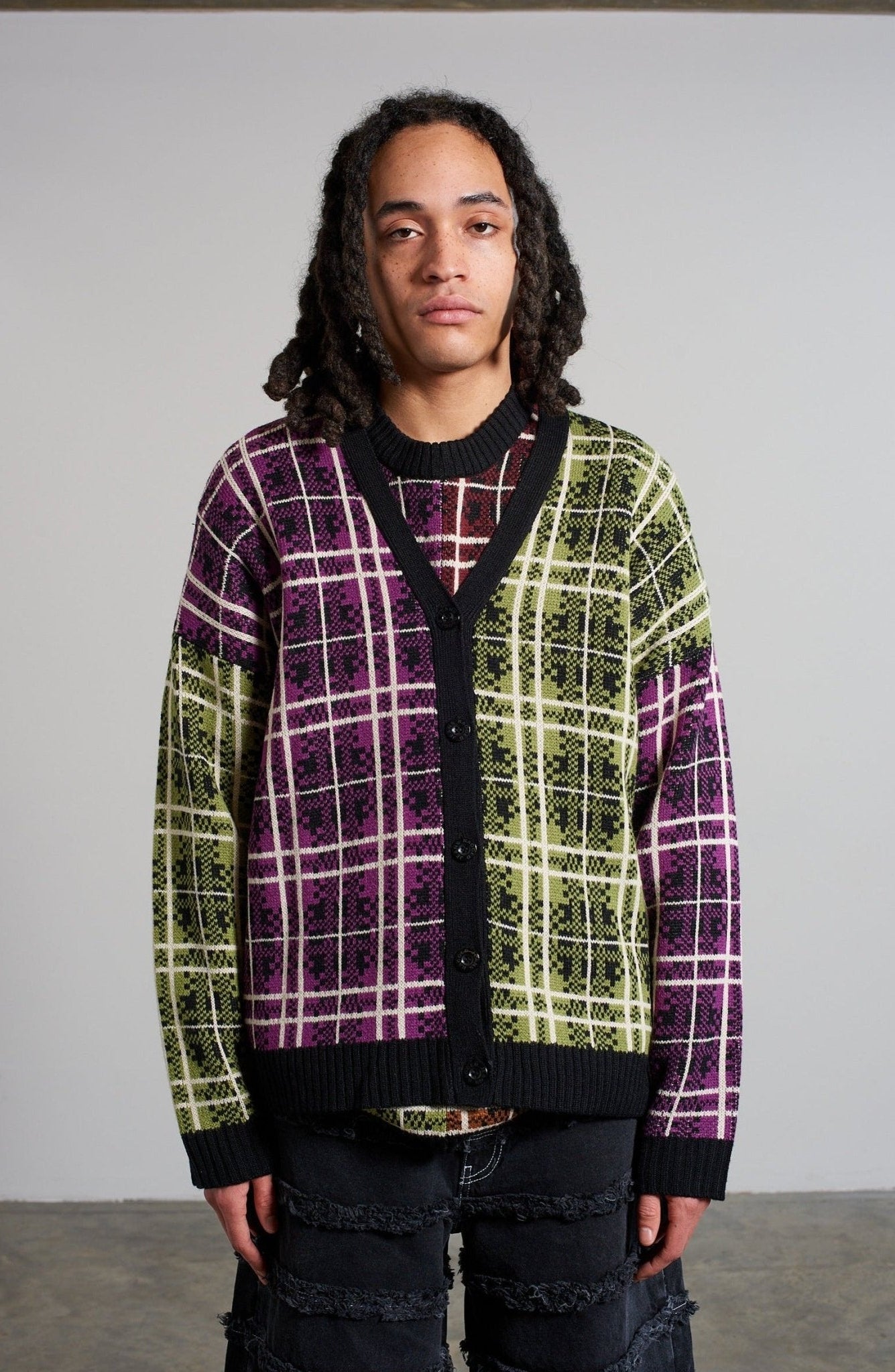 The Ragged Priest Noise Knit Cardigan - Spoiled Brat