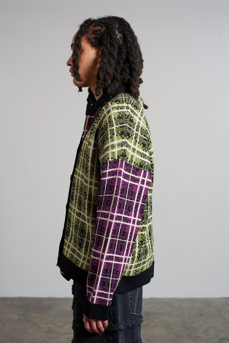 Shop The Ragged Priest The Ragged Priest Noise Knit Cardigan Cardigan for women – premium loungewear and festival fashion at Spoiled Brat