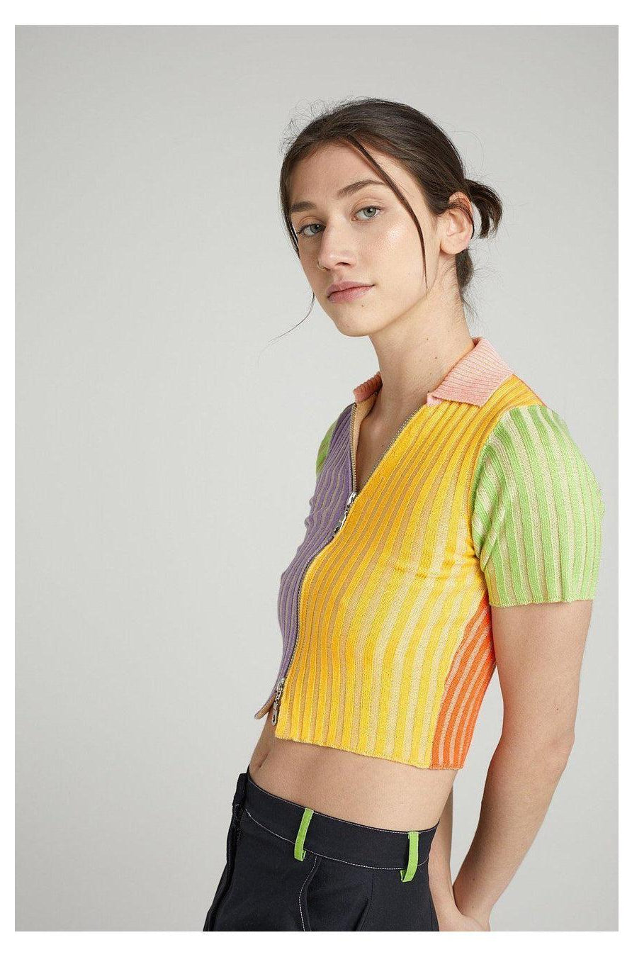 The Ragged Priest Shine Knit Top as seen on Chloe Meadows - Spoiled Brat