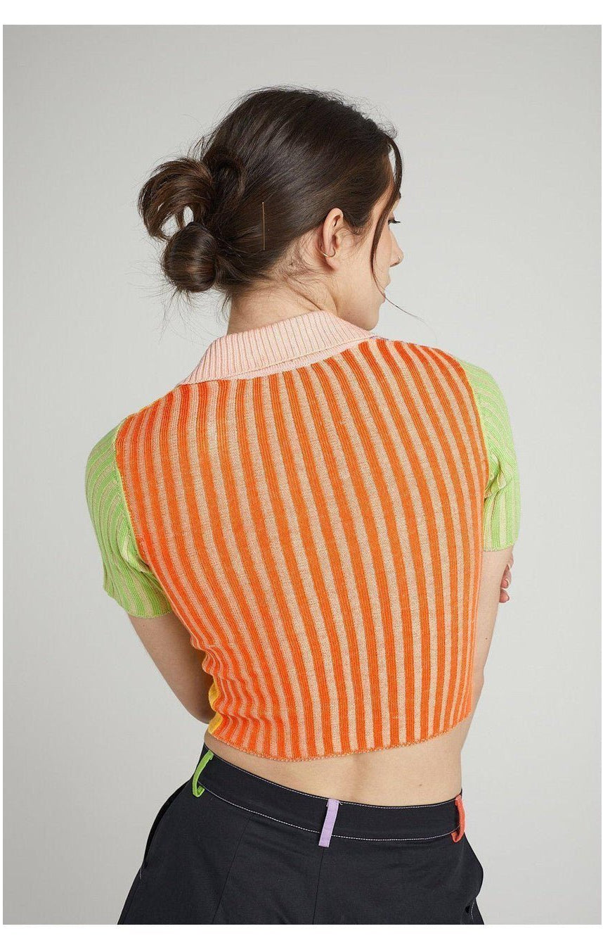 The Ragged Priest Shine Knit Top as seen on Chloe Meadows | Knit Jumper by The Ragged Priest | Shop Premium Boutique Fashion at Spoiled Brat | Trendy Y2K style. 2000, 90s, 90s fashion | Image 4