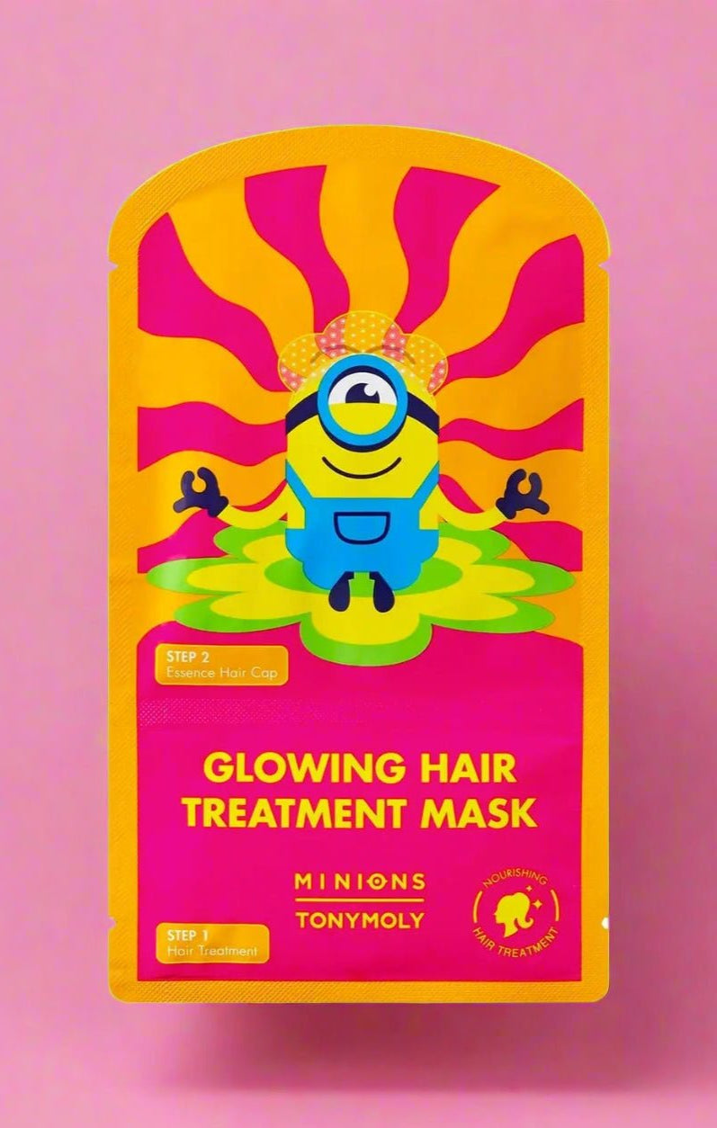 Shop Tony Moly Tony Moly x Minions Glowing Hair Treatment Mask Beauty Product for women – premium loungewear and festival fashion at Spoiled Brat