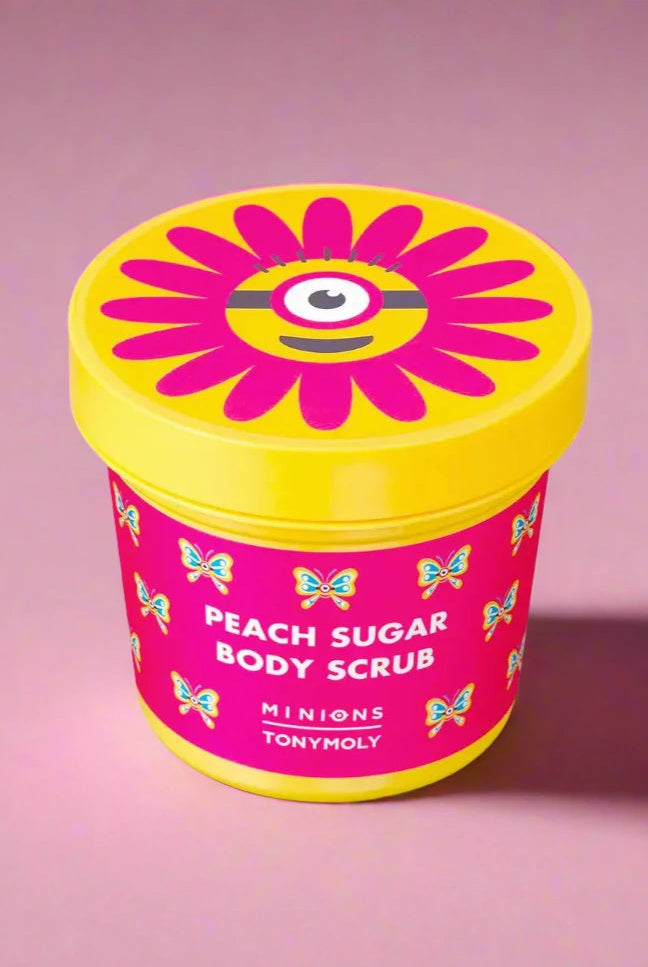 Tony Moly x Minions Peach Sugar Body Scrub Body Wash by Tony Moly as seen on celebrities