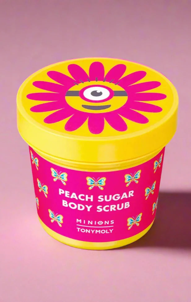 Tony Moly x Minions Peach Sugar Body Scrub Body Wash by Tony Moly as seen on celebrities