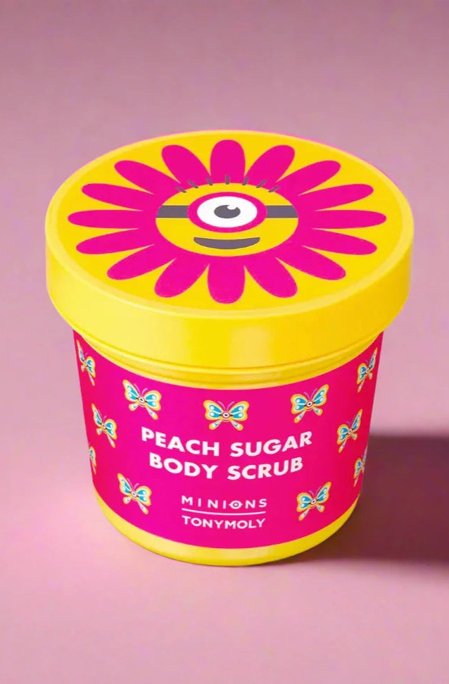 Tony Moly x Minions Peach Sugar Body Scrub Body Wash by Tony Moly as seen on celebrities