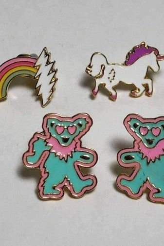 Trixy Starr x Grateful Dead Earring Set Earrings by Trixy Starr as seen on celebrities