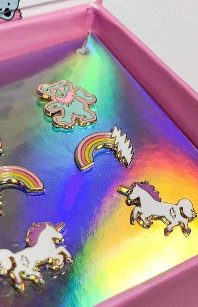 Trixy Starr x Grateful Dead Earring Set Earrings by Trixy Starr as seen on celebrities