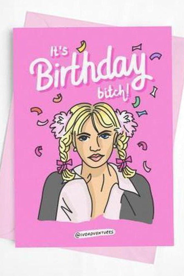 Yeah Bunny! Britney Birthday Card Gift Card by Yeah Bunny as seen on celebrities