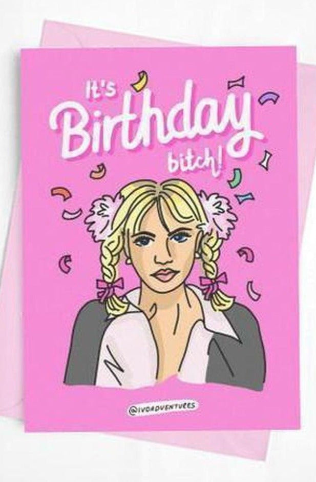 Yeah Bunny! Britney Birthday Card Gift Card by Yeah Bunny as seen on celebrities