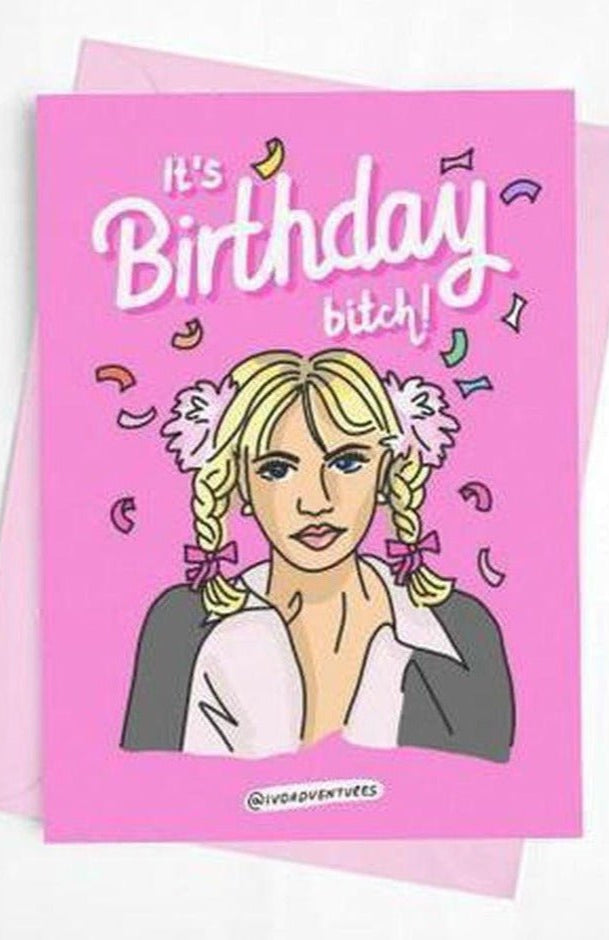 Yeah Bunny! Britney Birthday Card Gift Card by Yeah Bunny as seen on celebrities