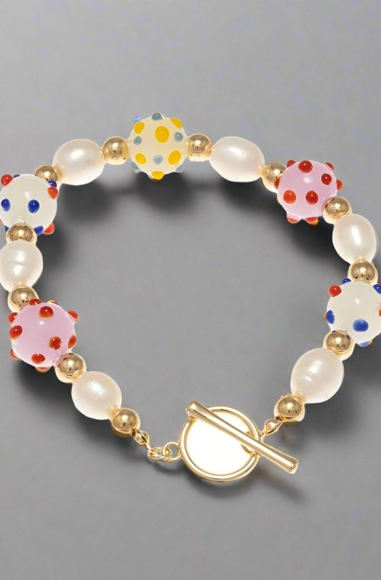 Shop 8 Other Reasons Sofia Richie x 8 Other Reasons Glass Bead Charm Bracelet Bracelet for women – premium loungewear and festival fashion at Spoiled Brat