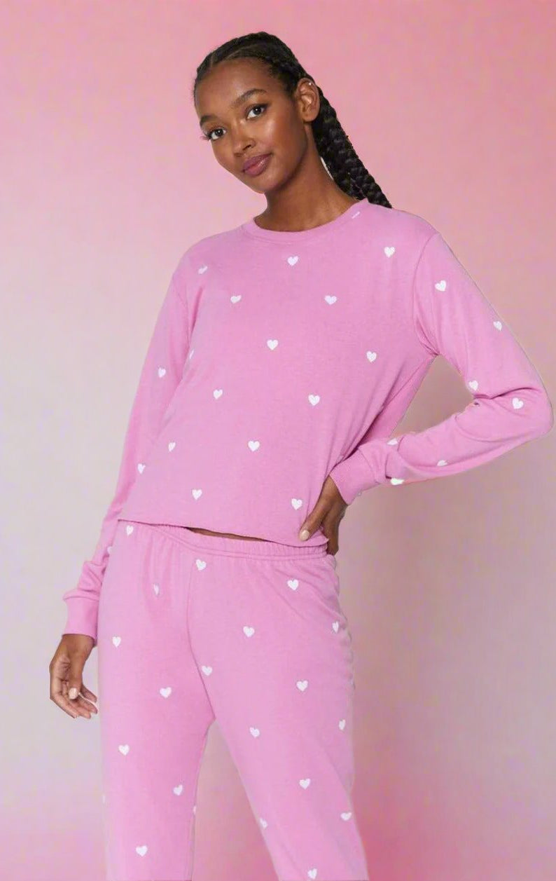 Shop Spiritual Gangster Spiritual Gangster Heart Crop Sweatshirt Sweater for women – premium loungewear and festival fashion at Spoiled Brat