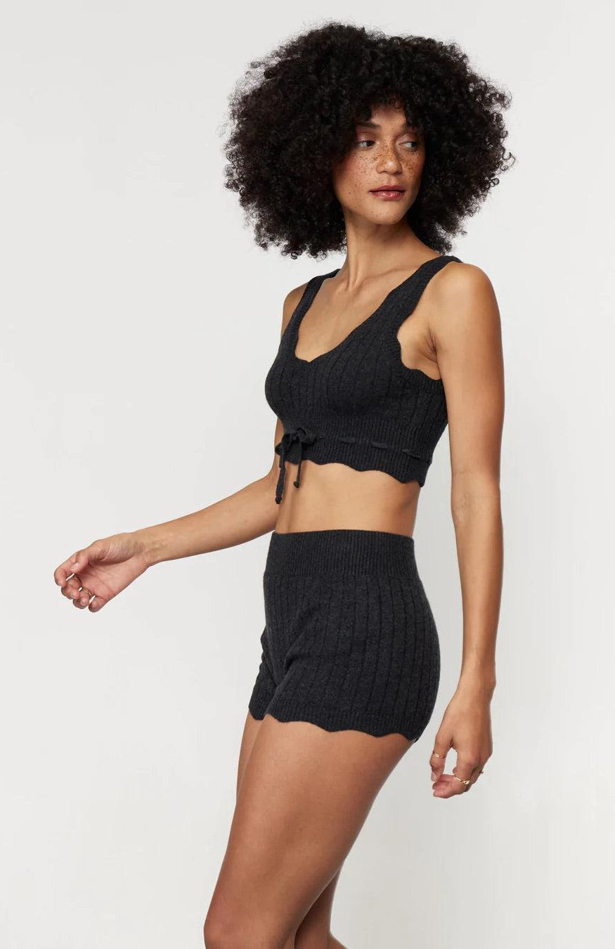 Shop Spiritual Gangster Spiritual Gangster Hudson Pointelle Sweater Tank Top Tank Top for women – premium loungewear and festival fashion at Spoiled Brat