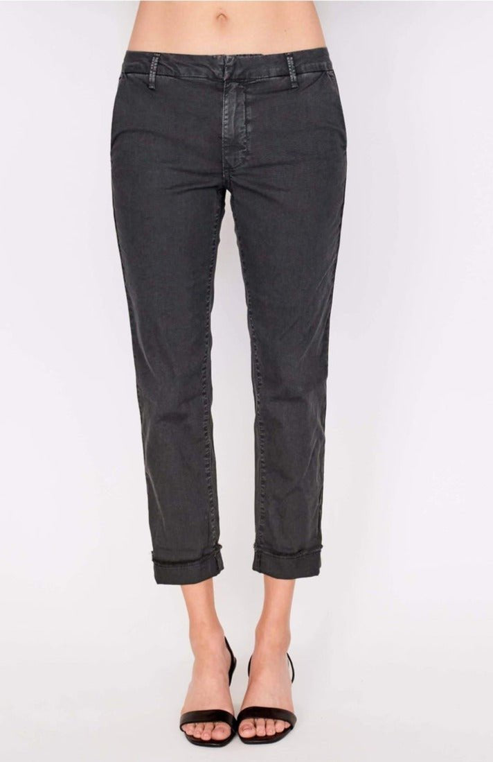 Shop Sundry Sundry Star Glitter Stripe Roll Up Chino Trousers Trousers for women – premium loungewear and festival fashion at Spoiled Brat