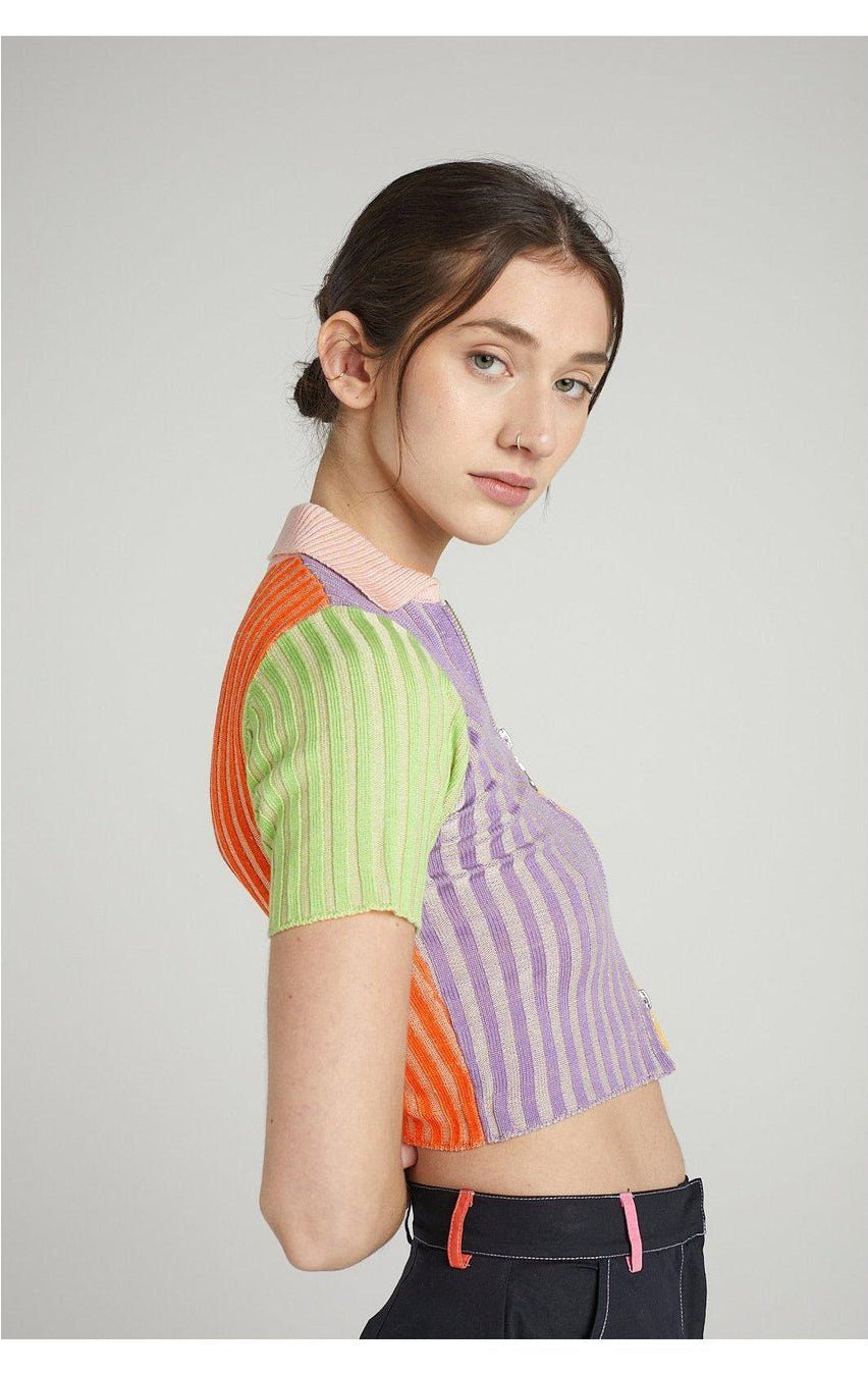 Shop The Ragged Priest The Ragged Priest Shine Knit Top as seen on Chloe Meadows Knit Jumper for women – premium loungewear and festival fashion at Spoiled Brat