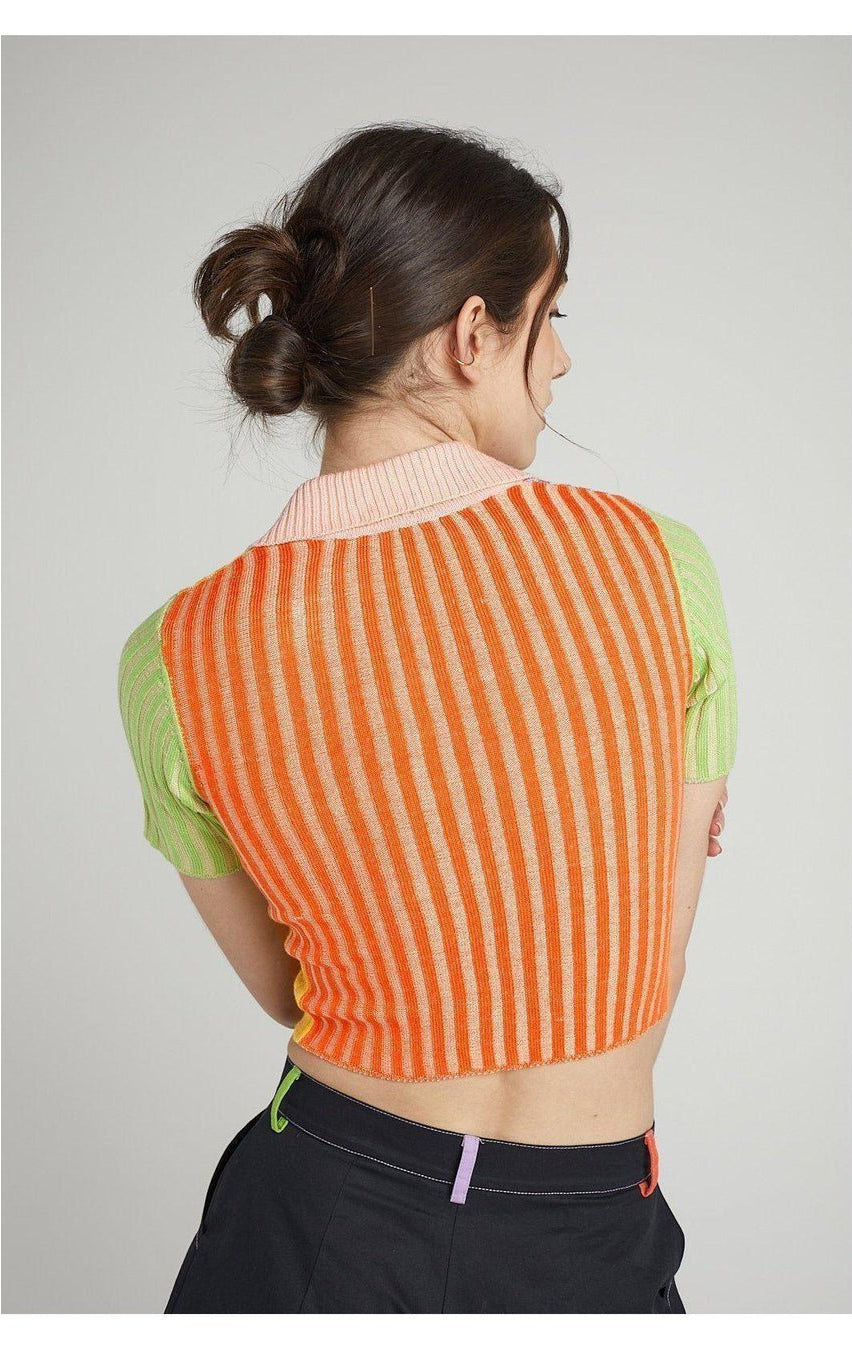 Shop The Ragged Priest The Ragged Priest Shine Knit Top as seen on Chloe Meadows Knit Jumper for women – premium loungewear and festival fashion at Spoiled Brat