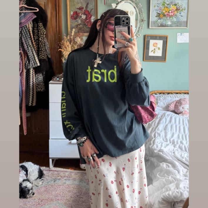 Sarah Louise Thomas in our Daydreamer BRAT Tee