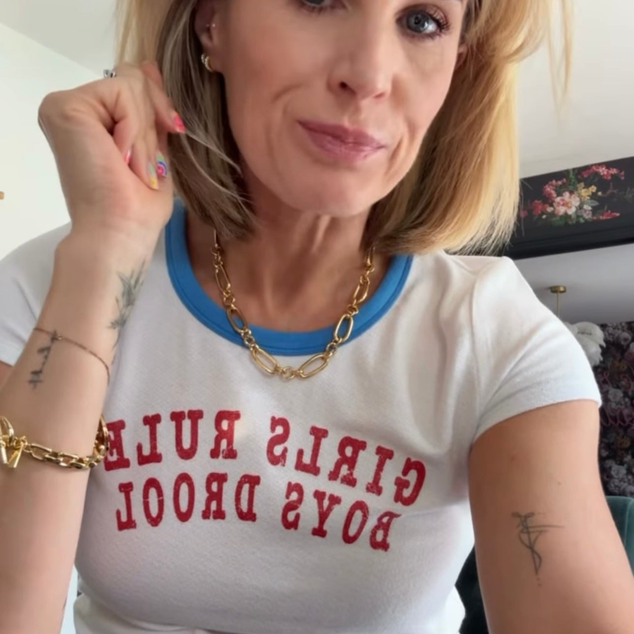 Girls Rule, Boys Drool: Sarah Jayne Dunn Shows Us How to Wear the Ultimate Statement Tee - Spoiled Brat